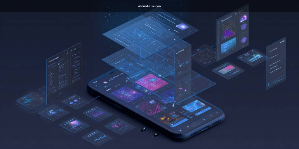 A conceptual illustration comparing the risks of using mobile sites, apps, and APKs