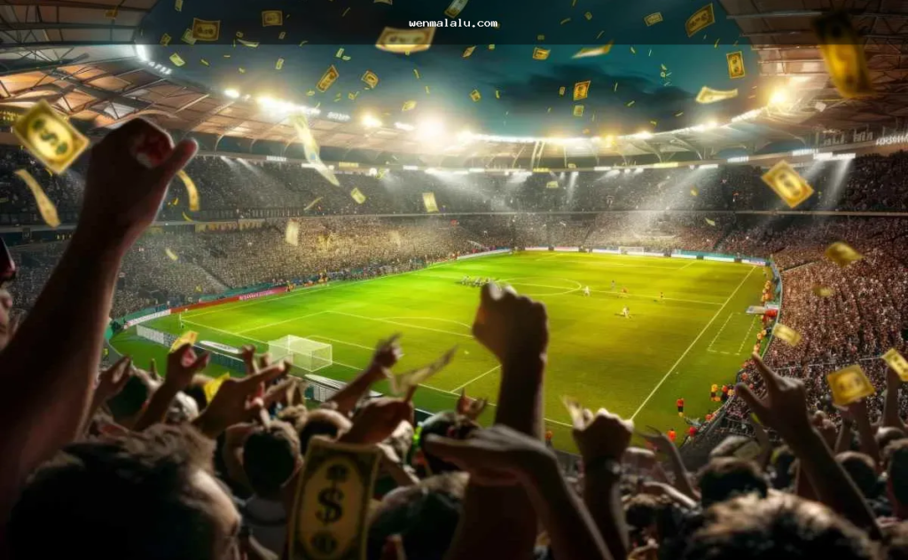 A mobile user monitoring changes in live sports betting odds